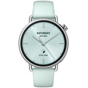 Смарт-часы Xiaomi Watch S4 41mm серебристый с зеленым ремешком BHR080CGL